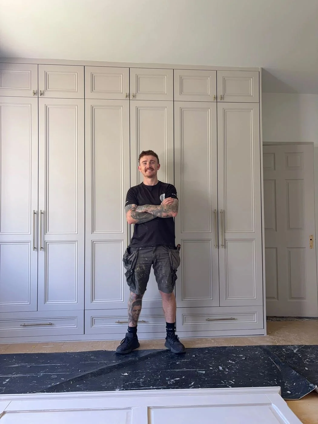 Leigh Morgan, owner of LM Carpentry in Neath Port Talbot