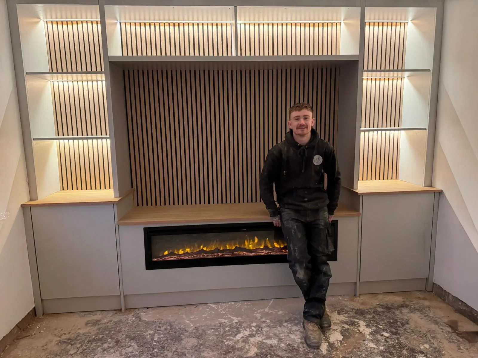 Leigh Morgan, owner of LM Carpentry in Neath Port Talbot